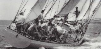 RUTHEAN on Sydney Harbour in a good nor-east breeze, date unknown.