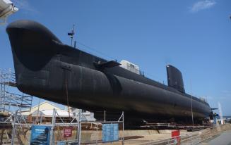 HMAS OVENS on display at WAMM 2013