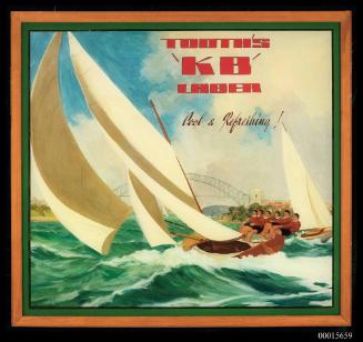 For decades in the 20th century  typical hotel or pub posters featured sporting events, in this…