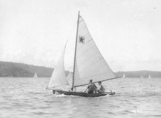 A  VJ sailing on Sydney Harbour off Vaucluse