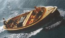 One of the ships cutters in operation