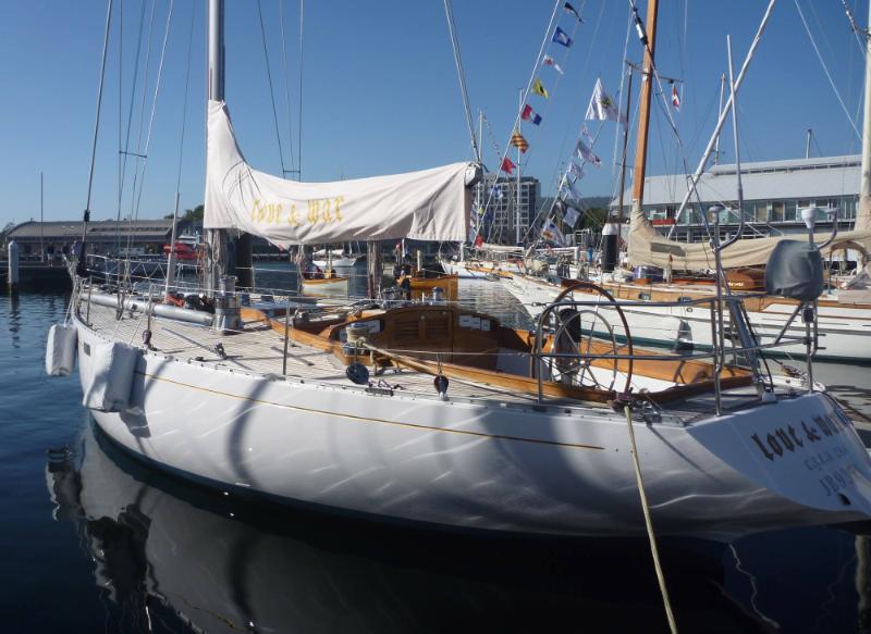 LOVE & WAR at the 2015 Australian Wooden Boat Festival 