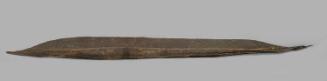 A studio image of the Wimmera River canoe