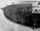 THUNDER on the transom
