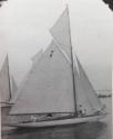 DEFIANCE in its original gaff rig in Melbourne in 1937