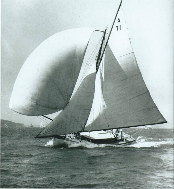 MAYA on Sydney Harbour sailing with SASC