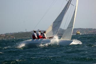 PAM racing on Sydney Harbour recently.