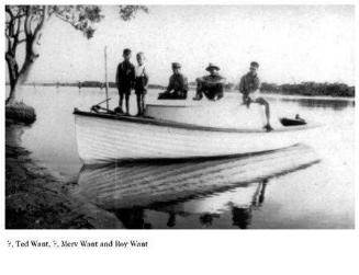 DUCK SOUP as it was, Ted Wants boat, in the 1930s