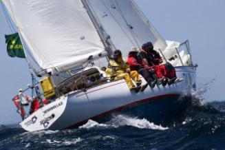 Berrimilla II during the Grand Veterans Race on Sydney Harbour 18 April 2010