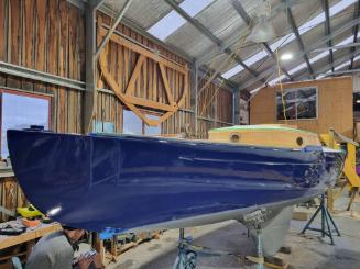 Undine at the Wooden Boat Centre Franklin Tasmania 2023