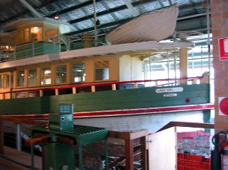 The LADY DENMAN housed undercover at Huskisson, NSW in 2006.
