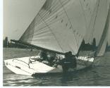 A close view of ACROSPIRE II  gently moving across the lake in Ballarat.