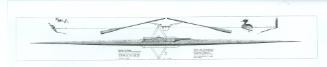 A drawing of the STAR OF AUSTRALIA, with profile and plan views superimposed.