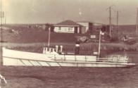 HEBE passing through the mouth of the Murray River, South Australia in 1975
