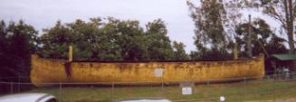 Cane Punt No. 6 on display near Maclean NSW in 2008
