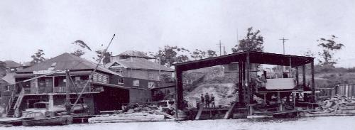A&H Green's shed at Abbotsord during the Second World War