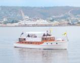 A wedding party aboard EGERIA in 2008