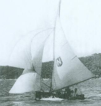 NIKE racing on Sydney Harbour in the late 1930s