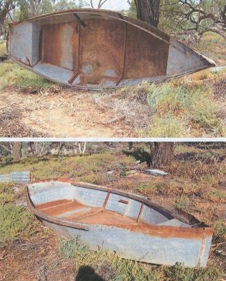The Milpara Station Sheet metal dinghy in 2010.
