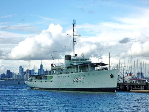 HMAS CASTLEMAINE at Gem Pier, Williamstown in 2010