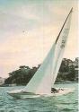 SKERRY OF KURRABA beating out of Shell Cove, Sydney harbour in the late 1950s