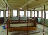 BARAGOOLA, showing the interior and superstructure  under restoration in 2011