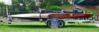 THE STING on display at the Goolwa Wooden Boat Festival, 2011